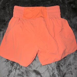 Vibrant Coral Women's Athletic Shorts